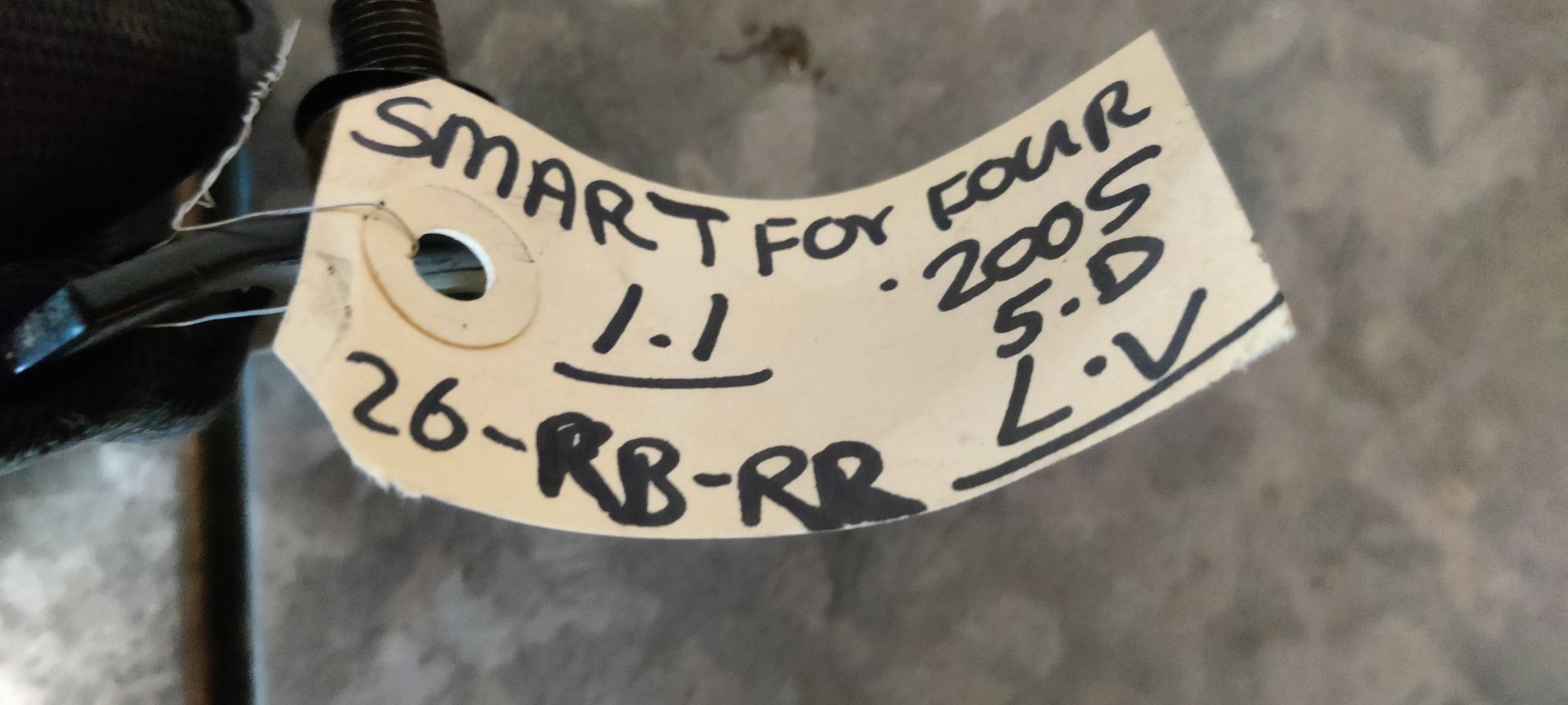 Smart ForFour linksvoor rolgordel.