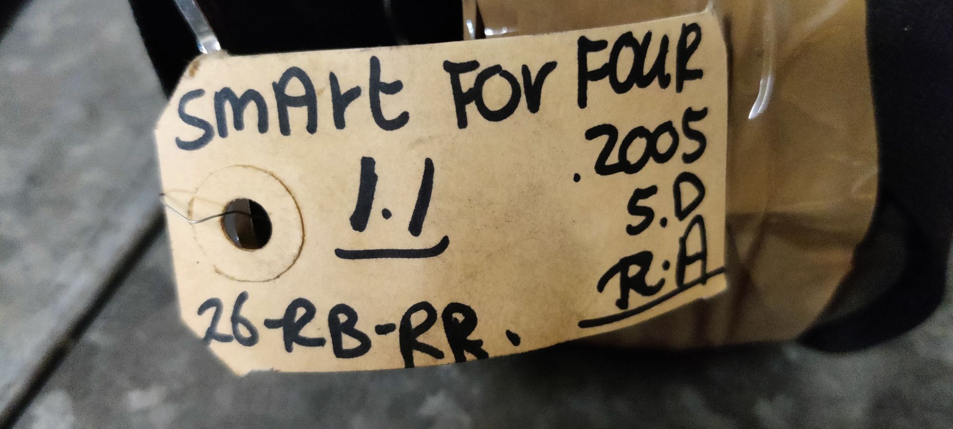 Smart ForFour rechtsachter rolgordel.