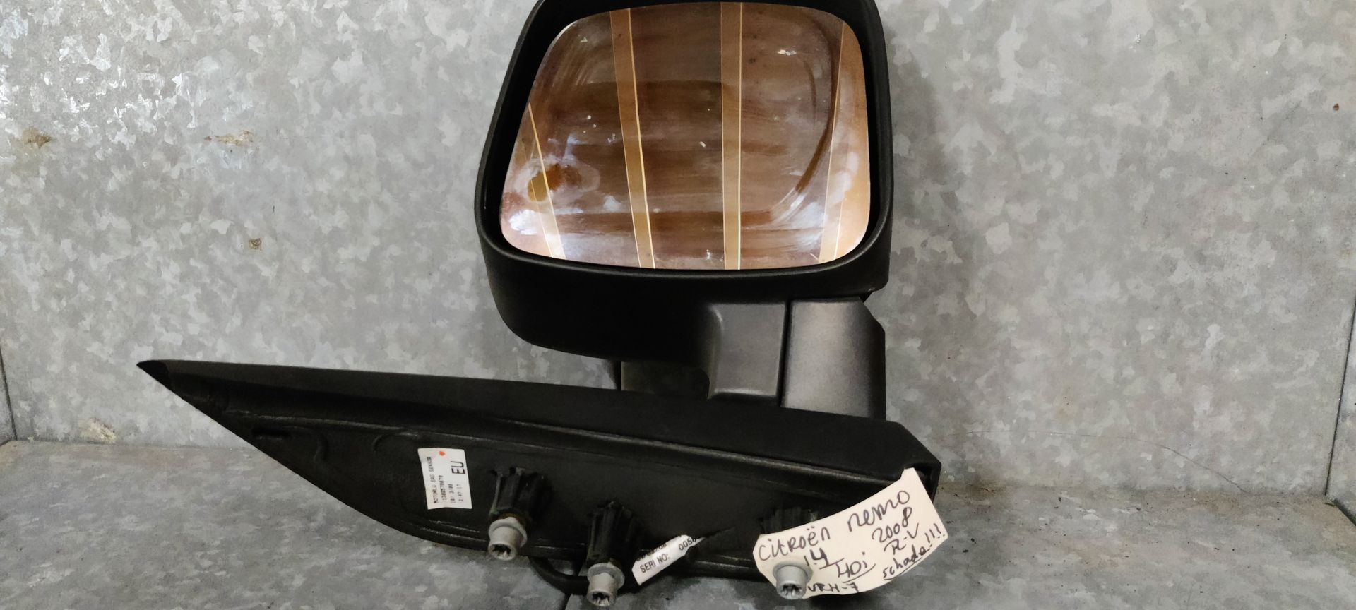 Citroen Nemo 1.4 HDi uit 2008, rechterspiegel.