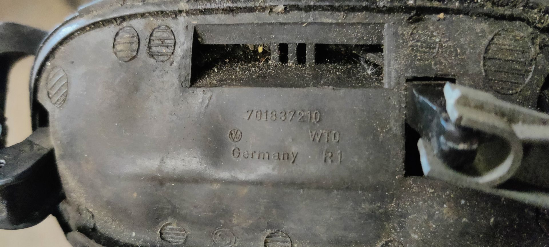 VW Transporter T4 rechter deurslot zonder sleutel.