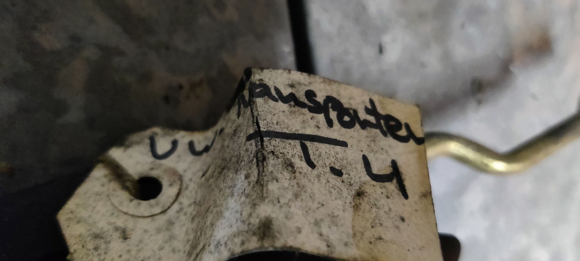 VW Transporter T4 schuifdeur opener zijdeur binnenkant.