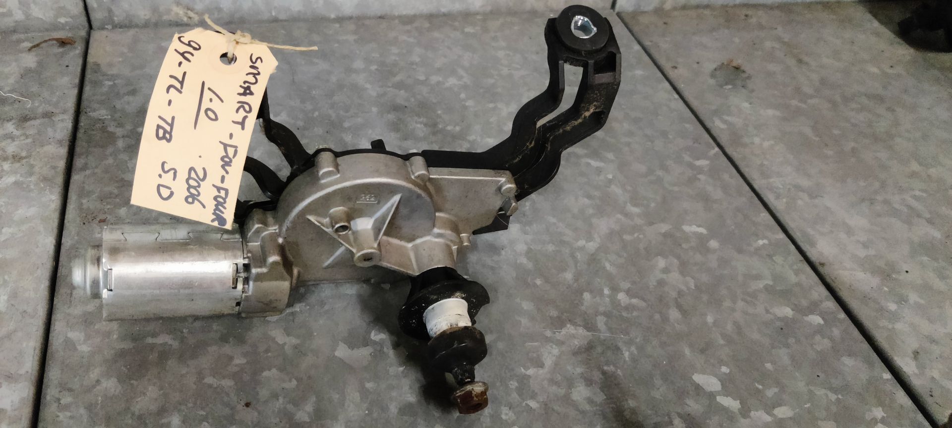 Smart ForFour achterwisser motor.