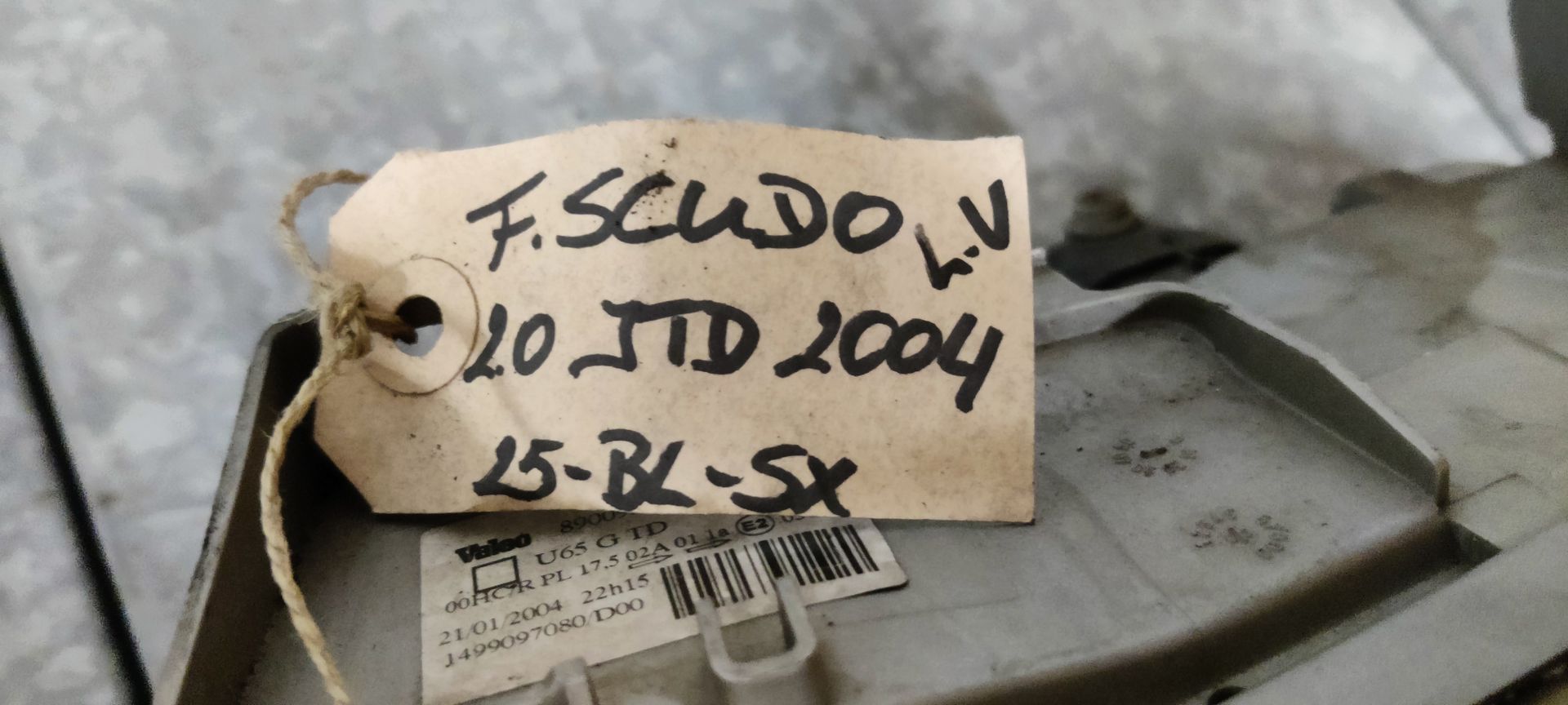 Fiat Scudo linker koplamp.