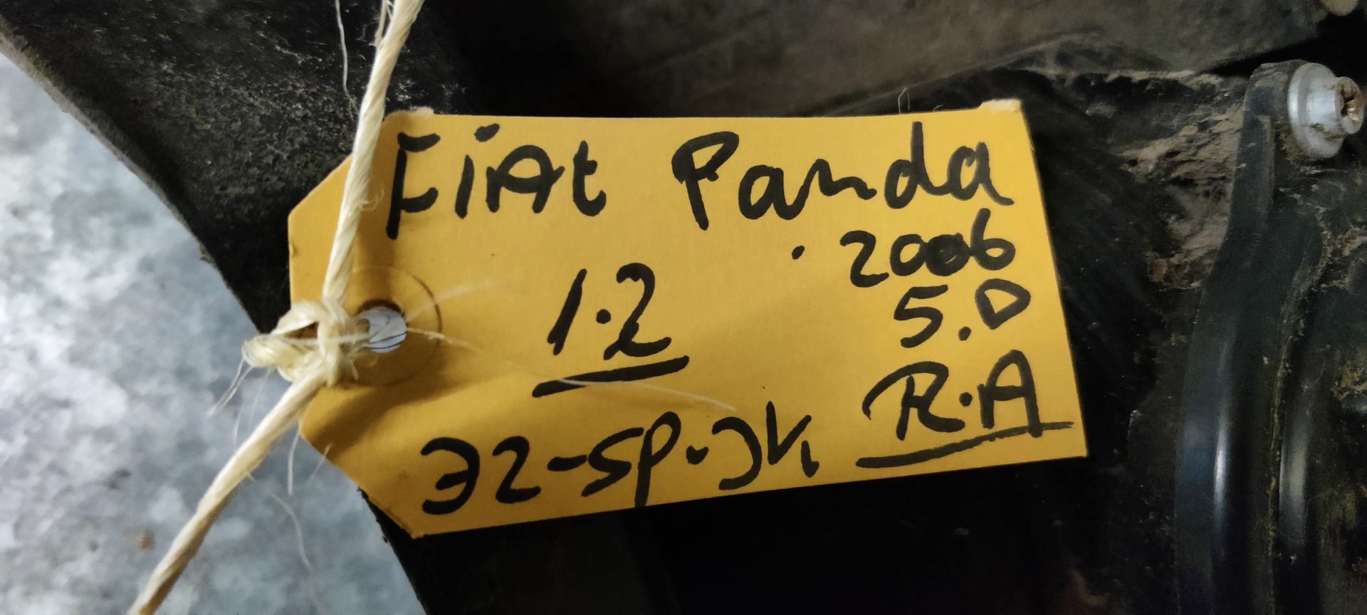 Fiat Panda 1.2 rechter achterlicht.