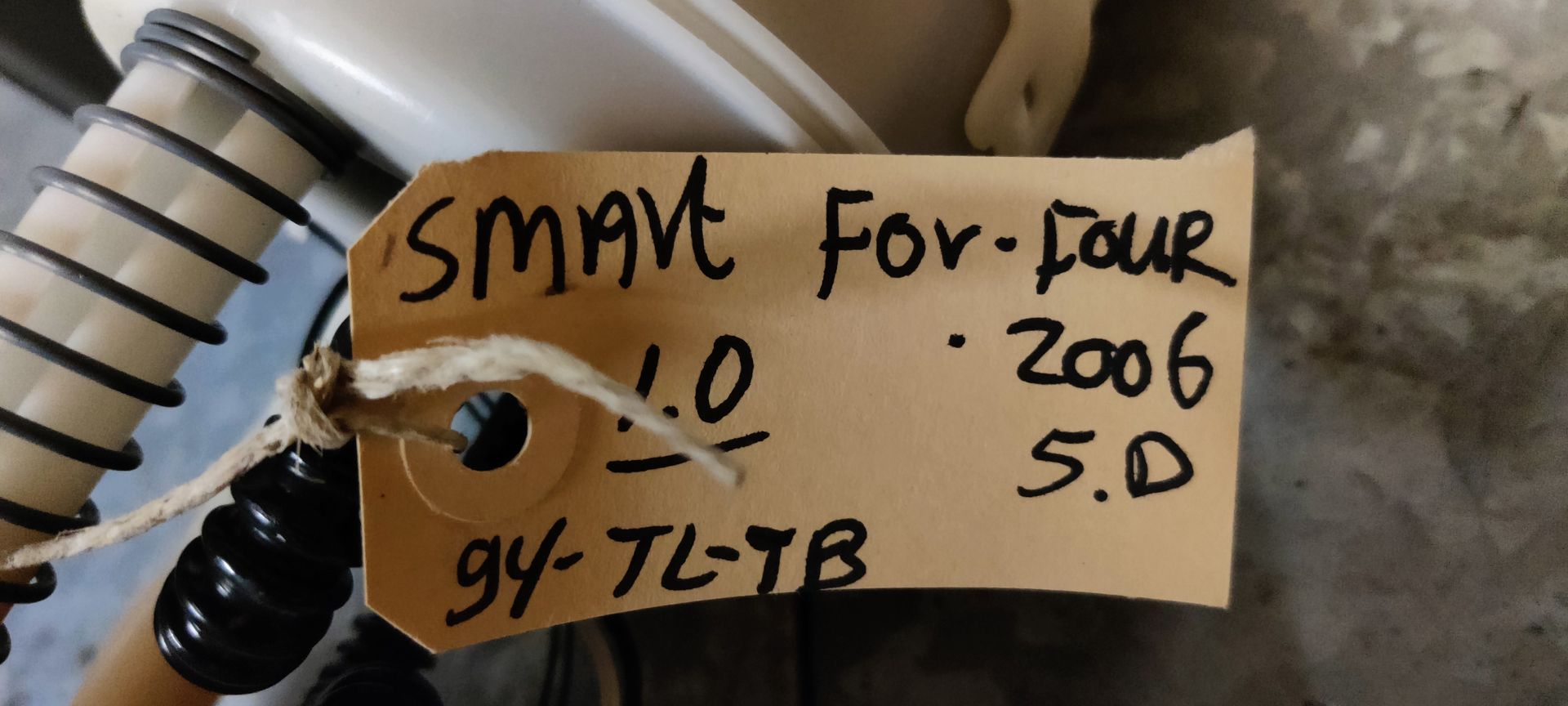 Smart ForFour tankvlotter.