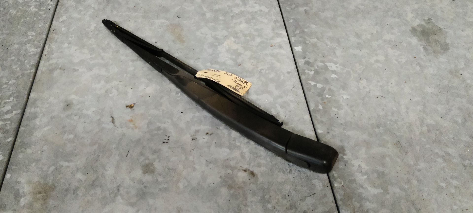 Smart ForFour achter ruitenwisser.