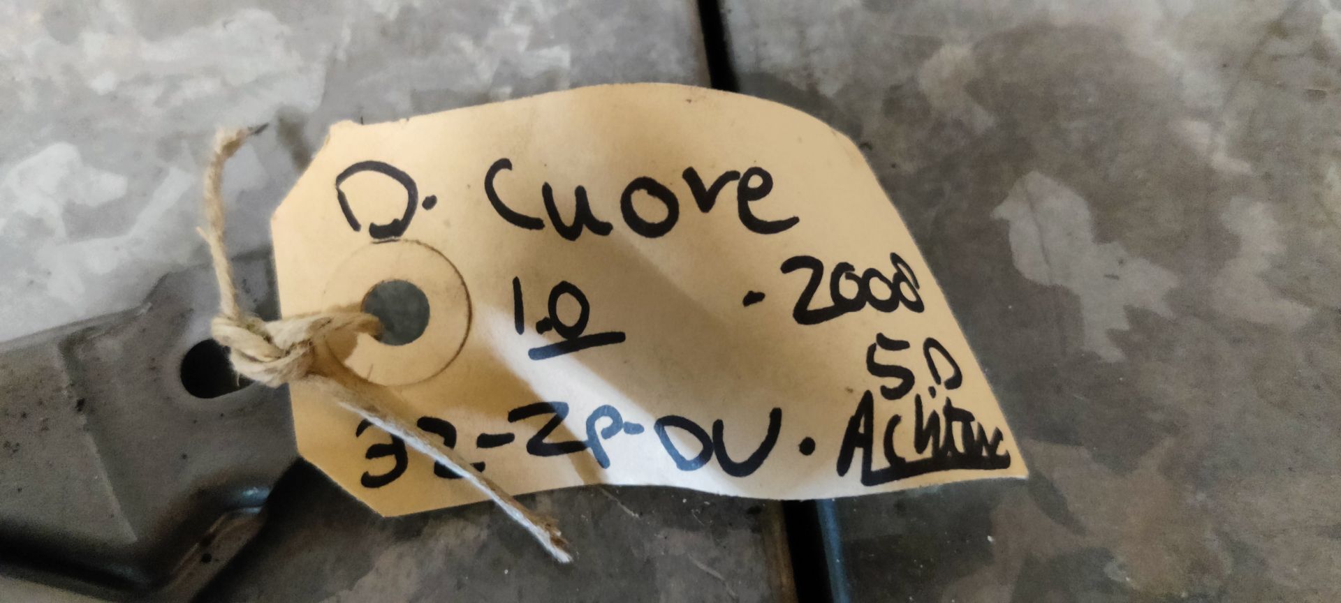 Daihatsu Cuore ruitenwissermotor achter  uit 2008.