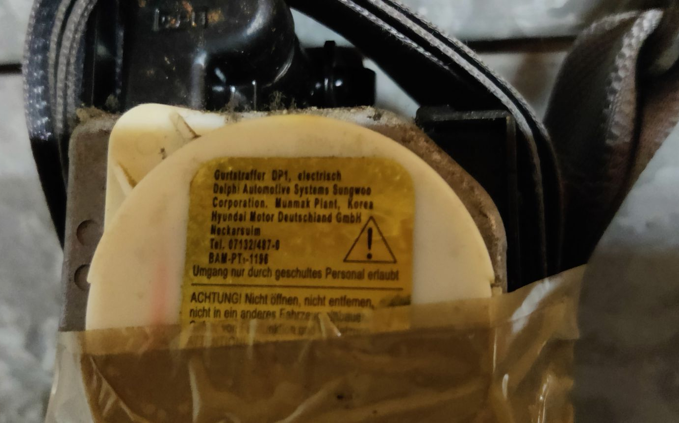 Hyundai Atos rolgordel rechts voor  uit 2004.