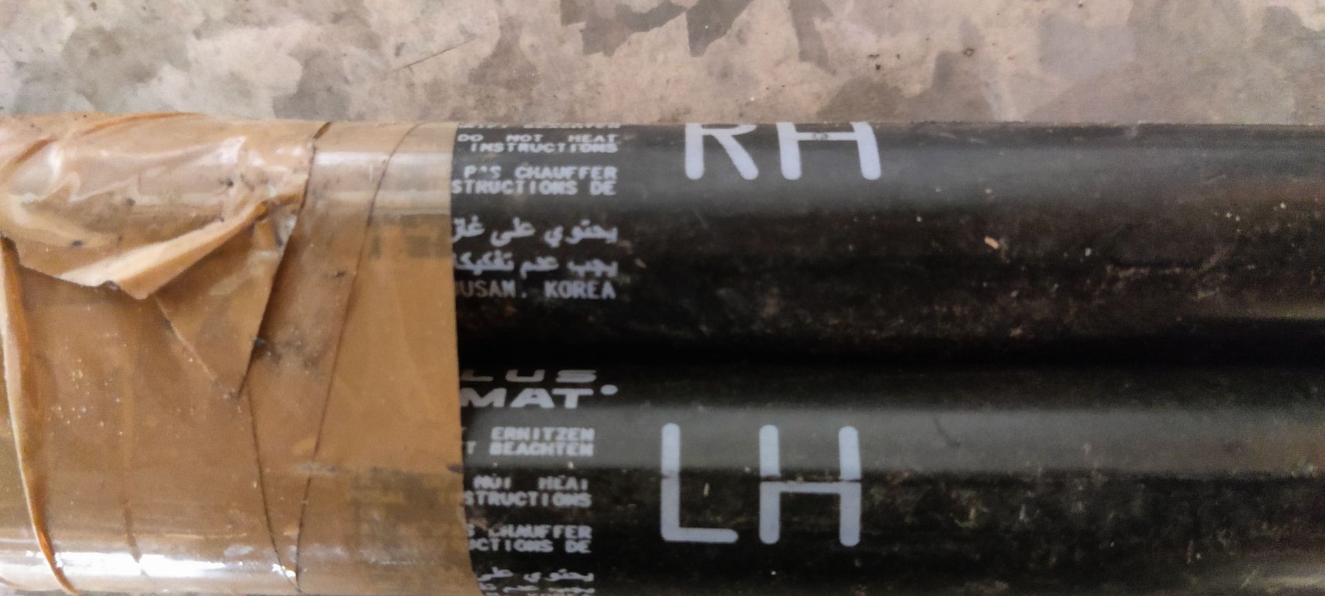 Hyundai Matrix gasveren achterklep uit 2006.