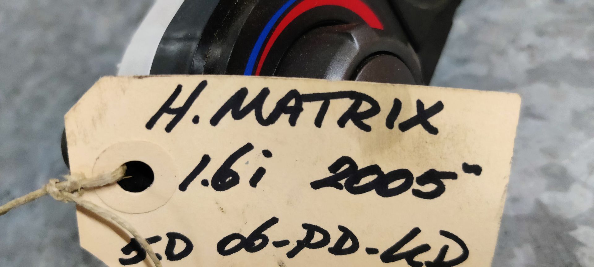 Hyundai Matrix airco, temp regelaar, aanjager bediening uit 2005.