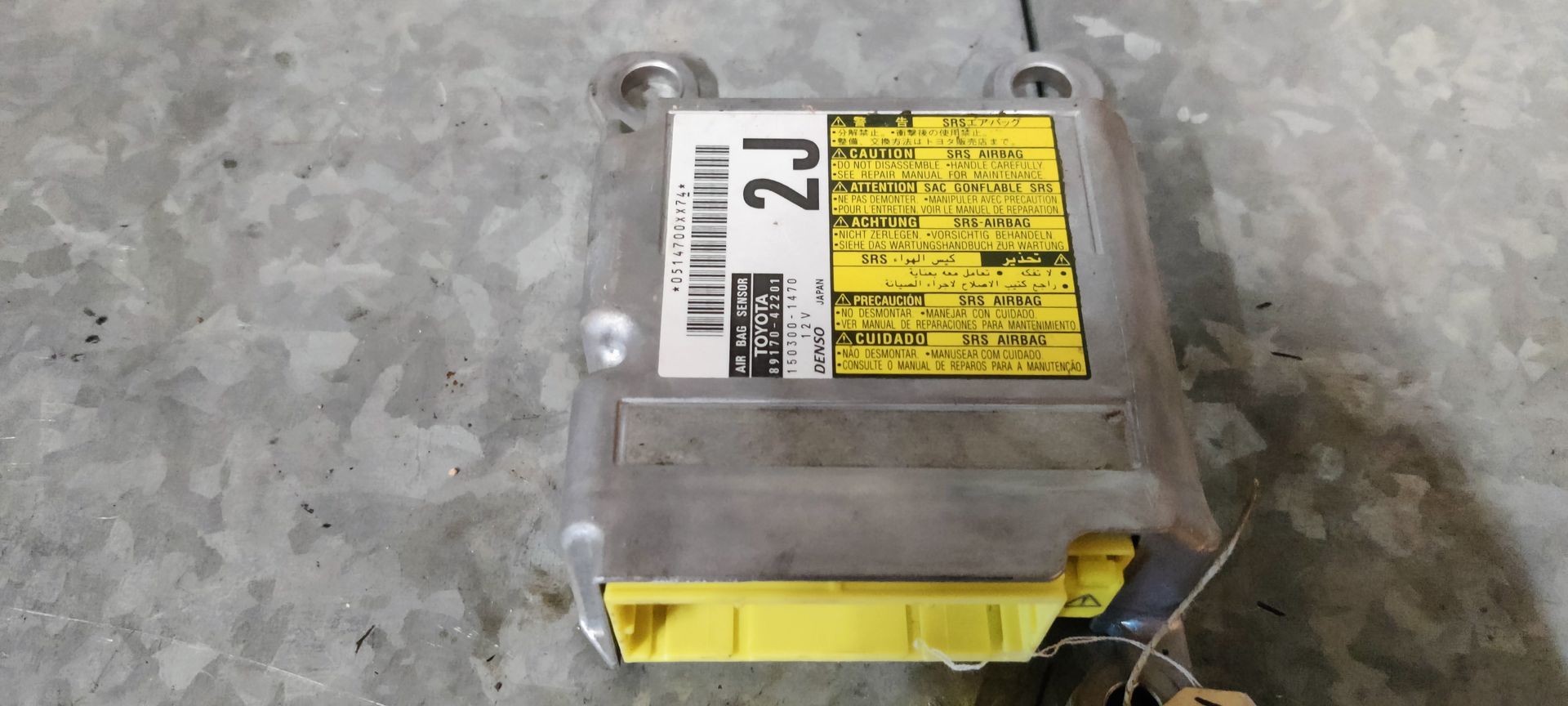 Toyota RAV 4 airbag computer 2008.