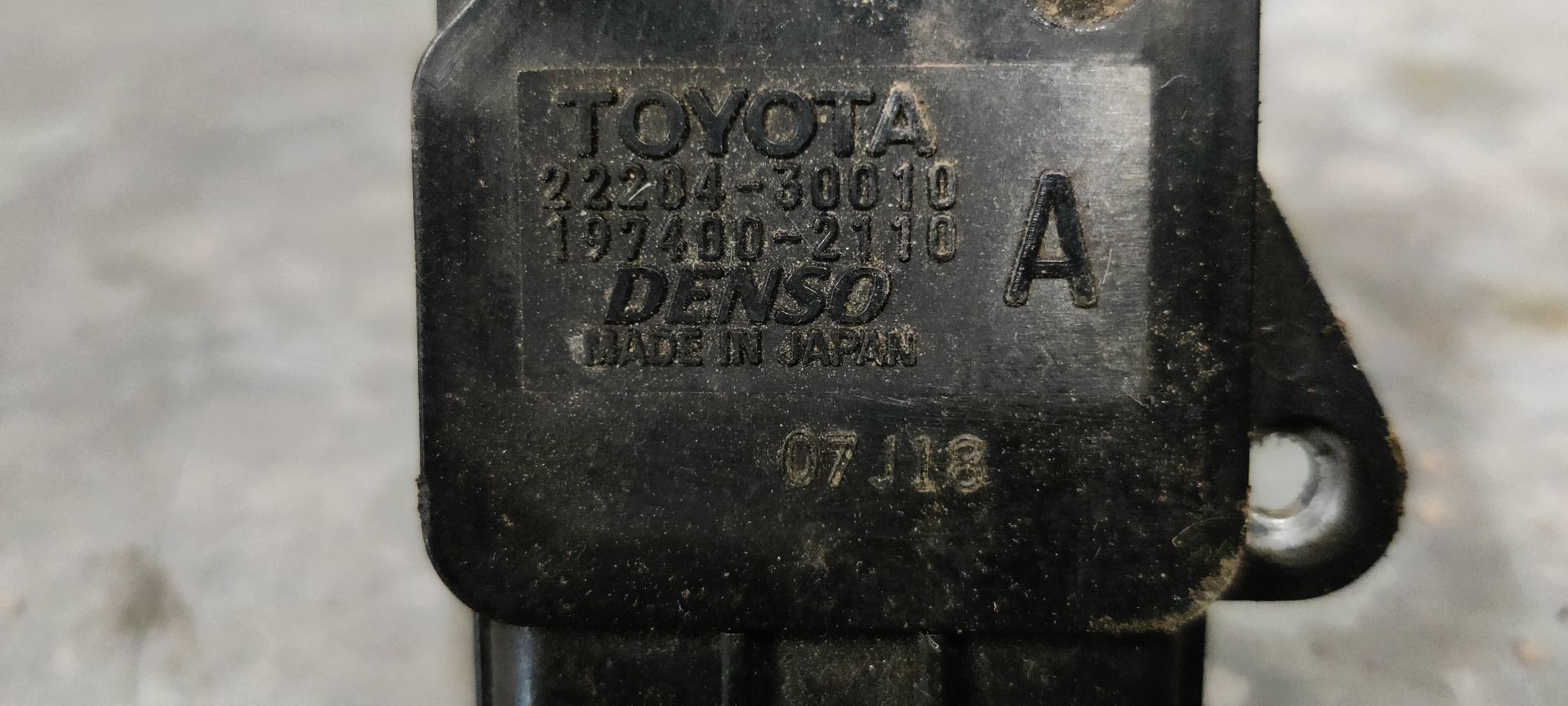 Toyota RAV 4 luchtmassameter 2008.