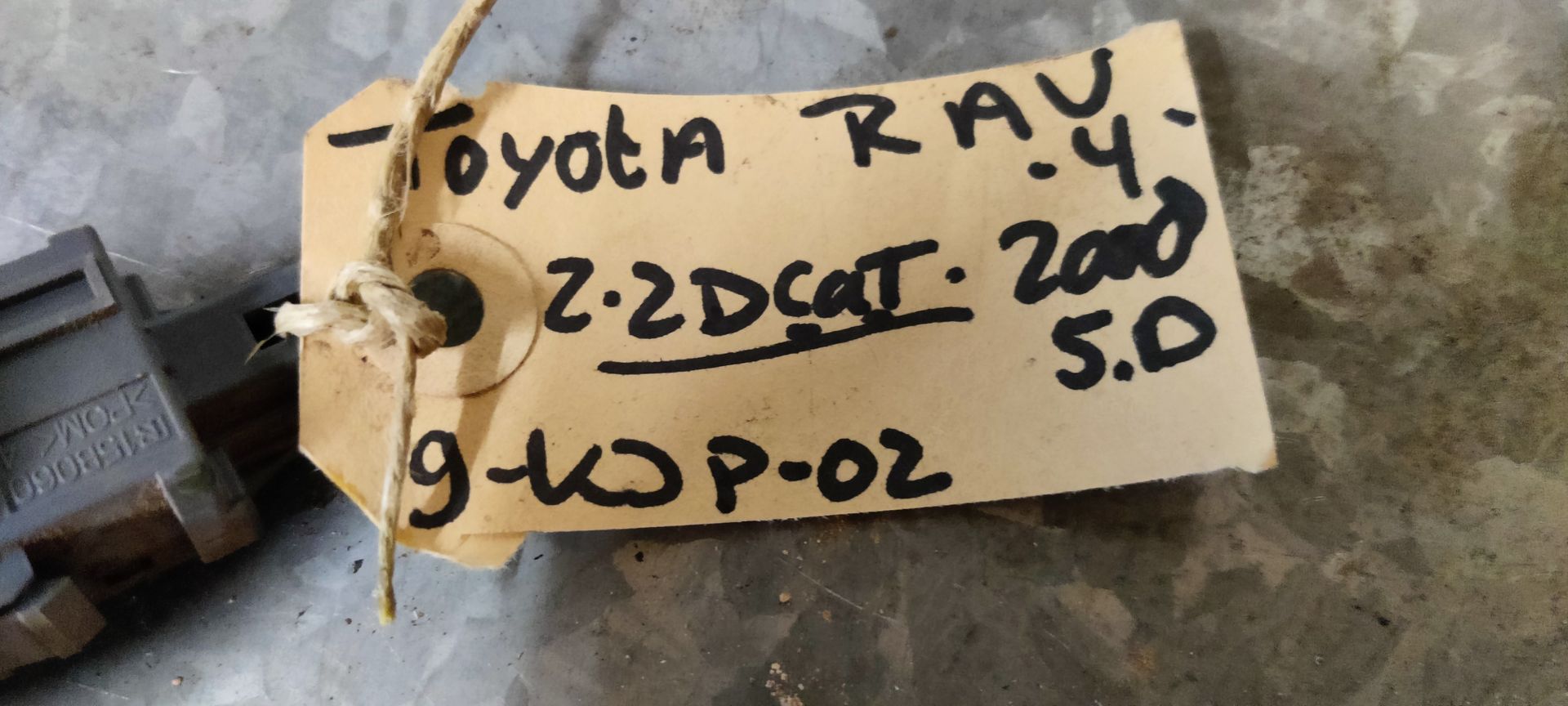 Toyota RAV 4 alarmknop uit 2008.