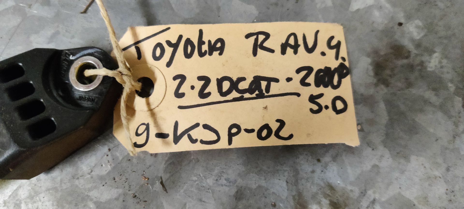 Toyota RAV 4 airbag sensor achter uit 2008.
