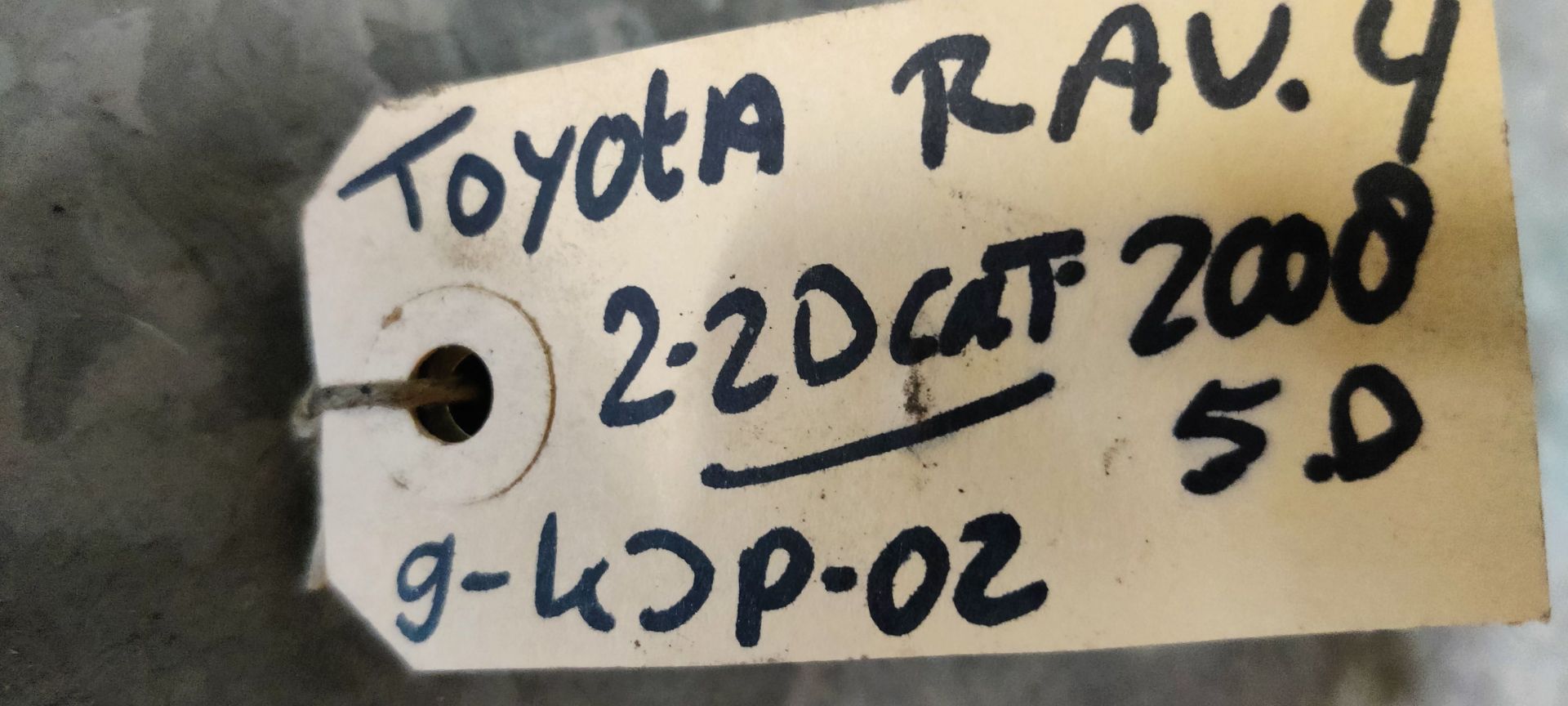 Toyota RAV 4  sensor uit 2008.