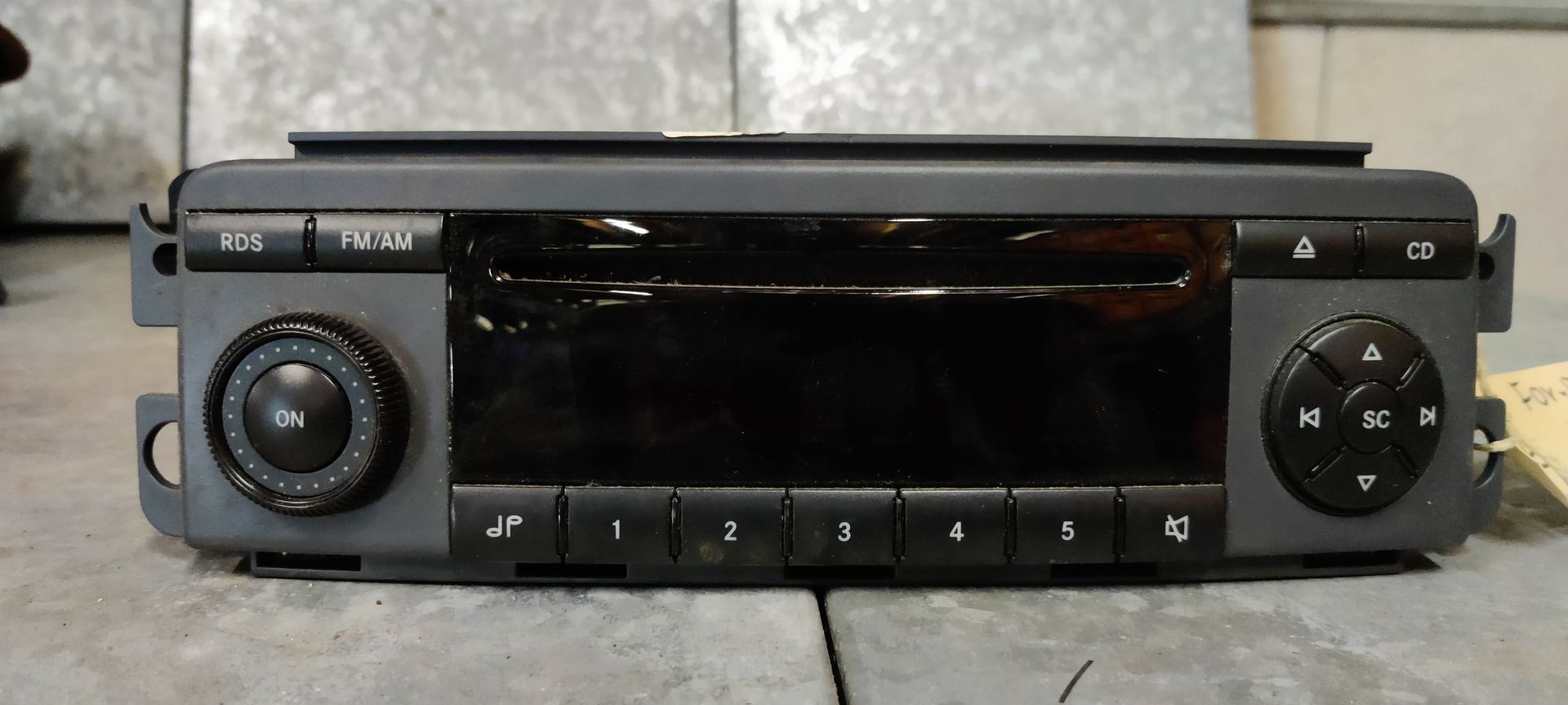 Smart ForFour radio cd speler.