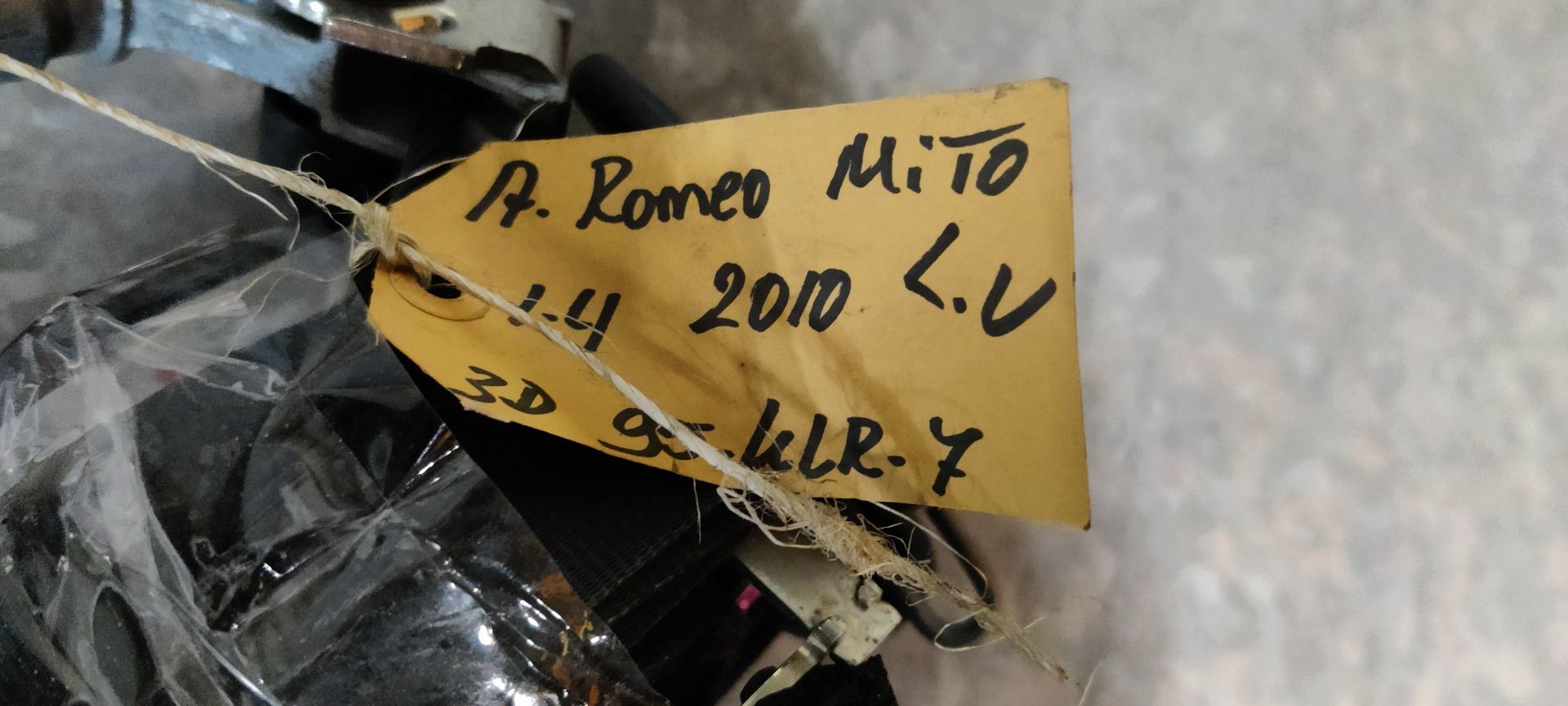 Alfa Romeo MiTo rolgordel linksvoor uit 2010.