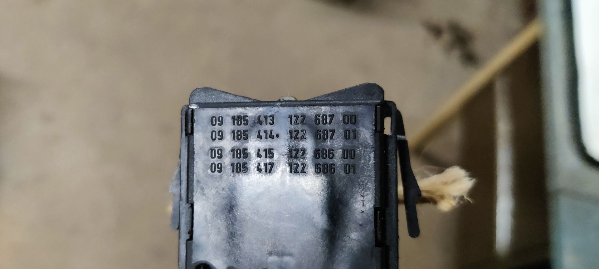 Opel Tigra Twin Top richtingaanwijzer hendel uit 2004.