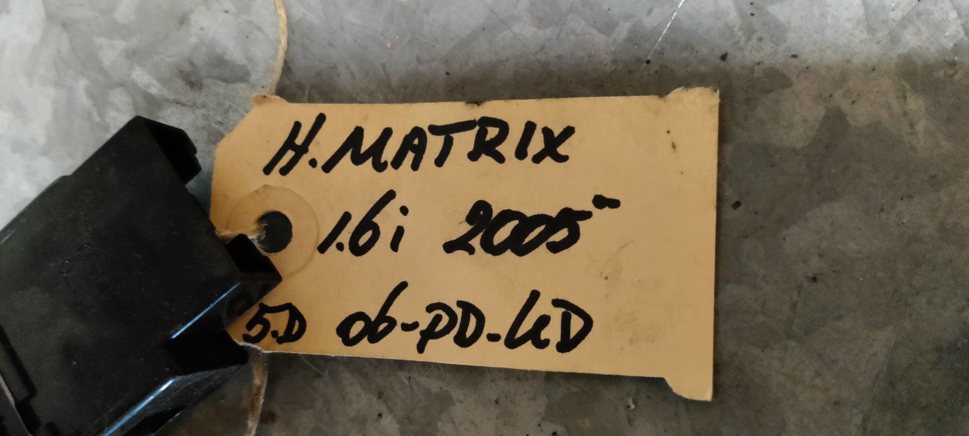 Hyundai Matrix schakelaar koplamphoogte versteller.