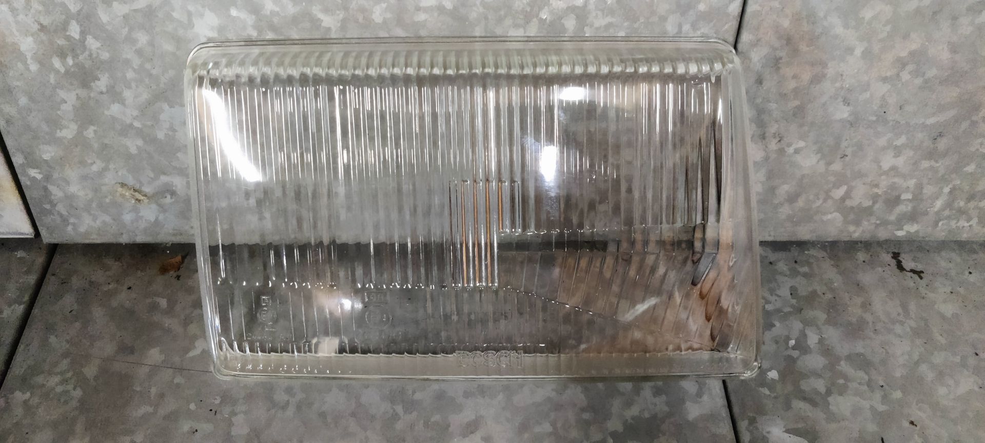 Opel Rekord E1, rechter koplampglas, nieuw!