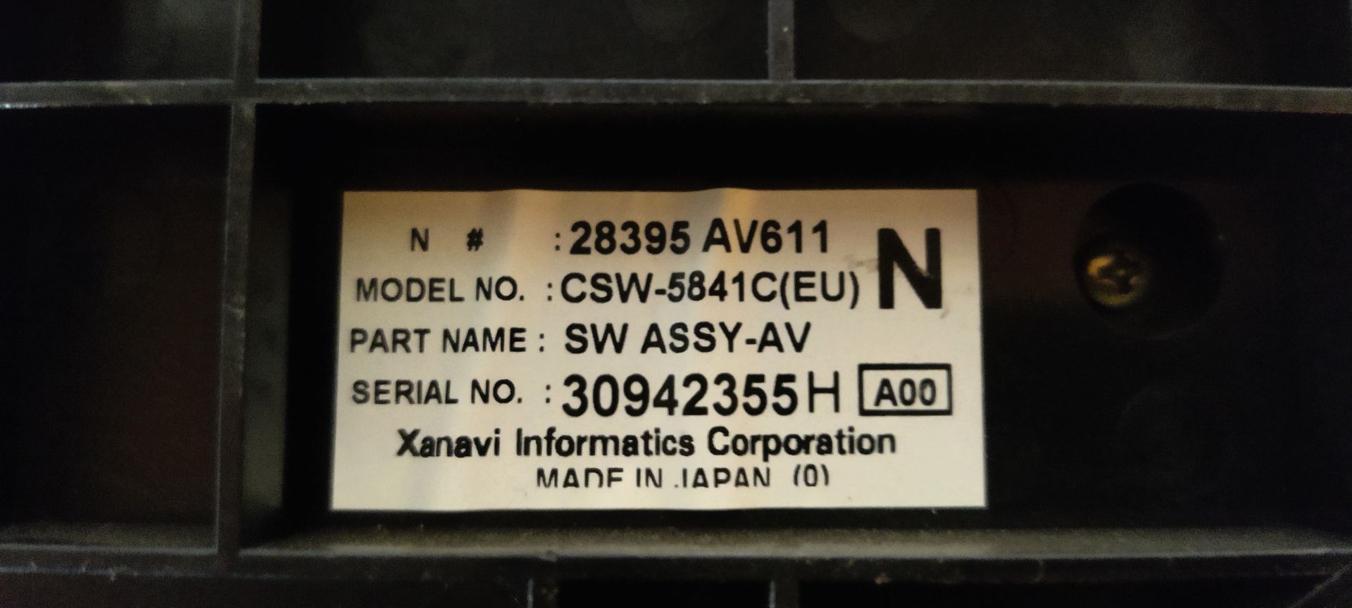 Nissan Primera temperatuur regelaar, airco, verwarming console.