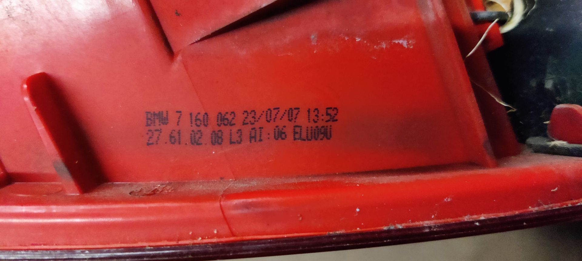 BMW rechter achterlicht van een 3 serie (E91), bj 2007.