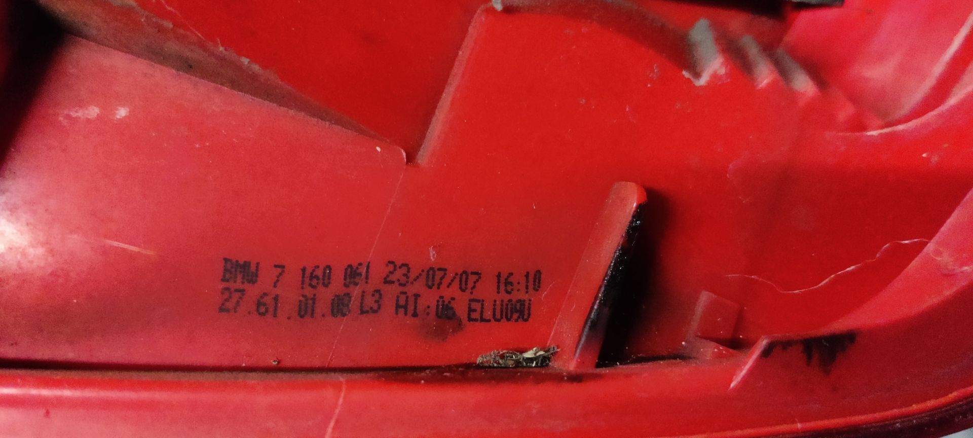BMW rechter linker achterlicht van een 3 serie (E91), bj 2007.