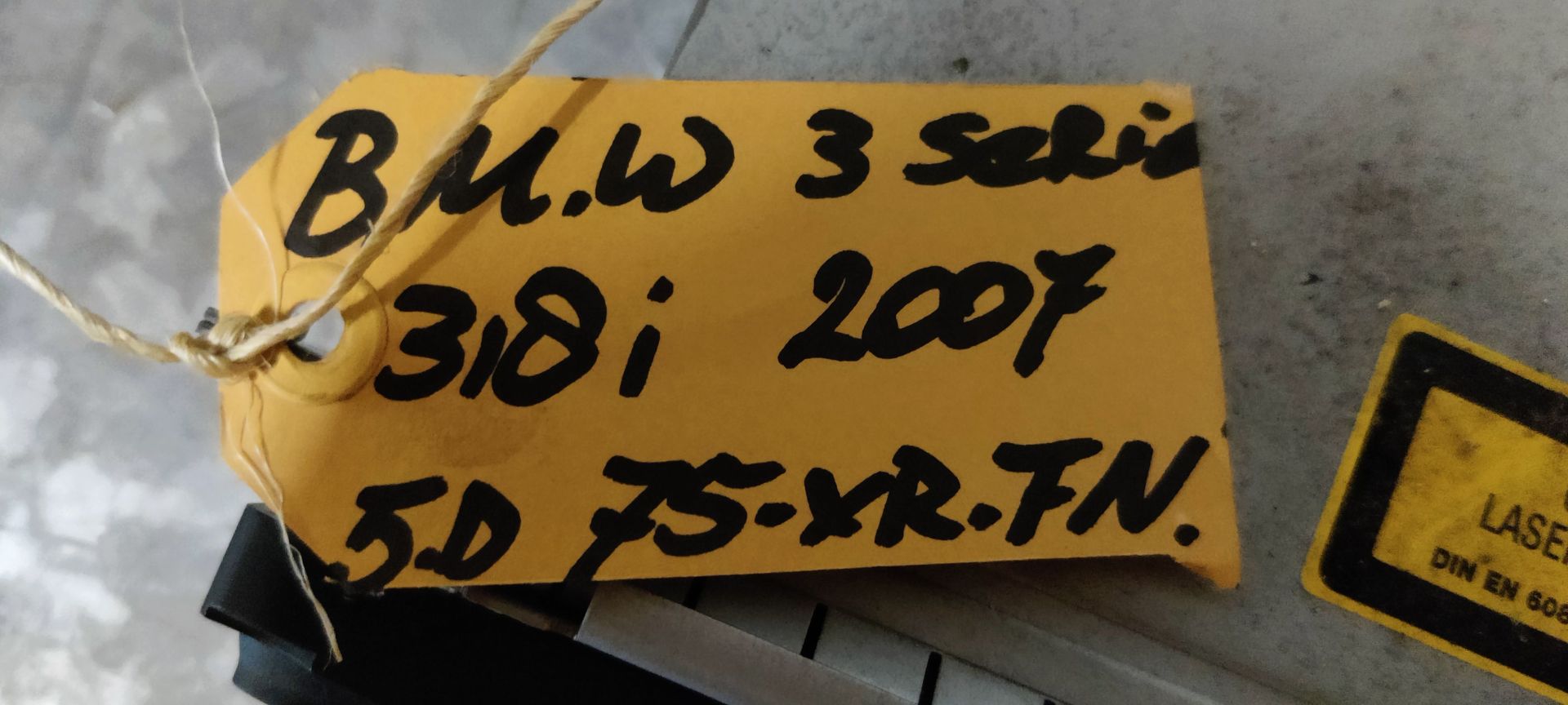 BMW CD speler van een 3 serie (E90, E91), bj 2007.