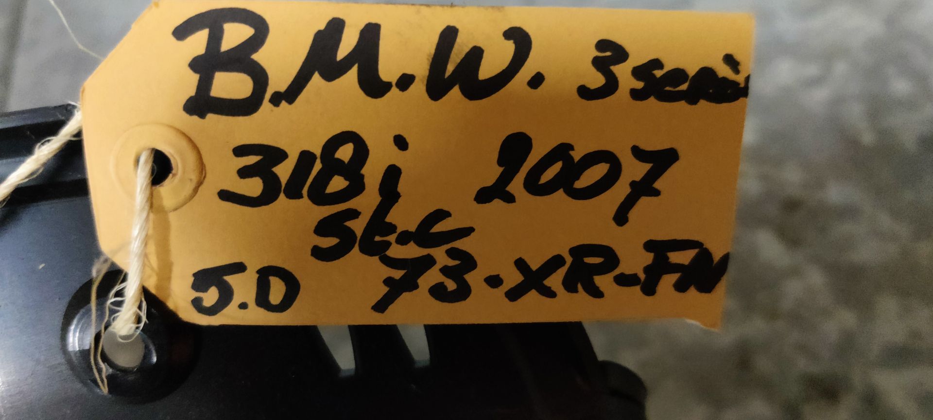 BMW Navigatie-informatiedisplay van een 3 serie (E90, E91), bj 2007.