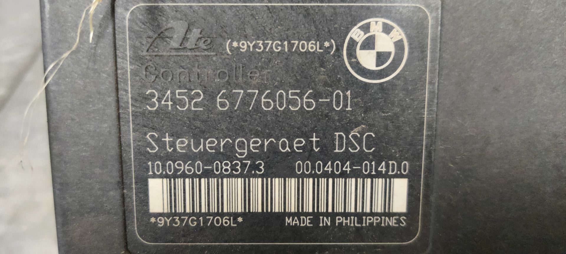 BMW ABS regel unit van een 3 serie (E90, E91), bj 2007.