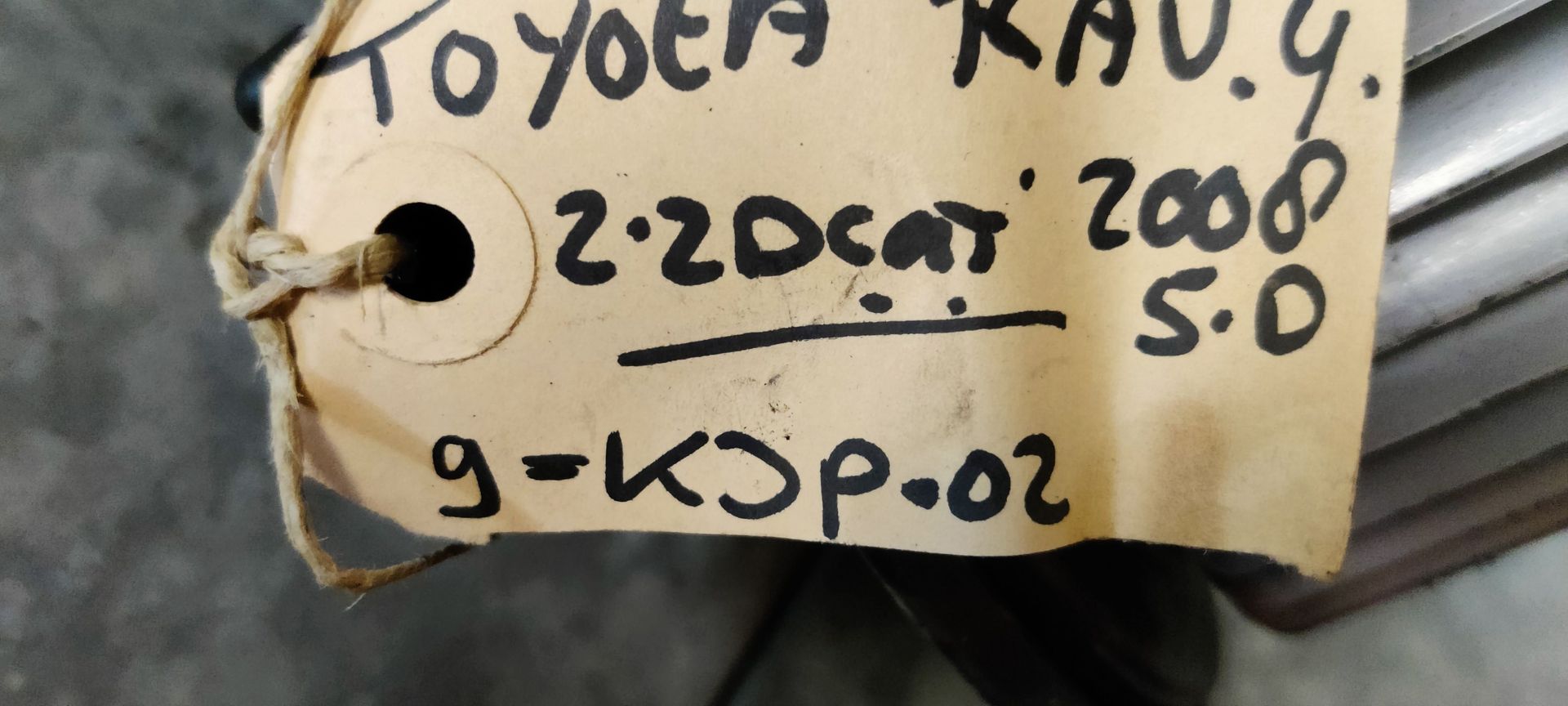 Toyota RAV 4 kachelmotor uit 2008.