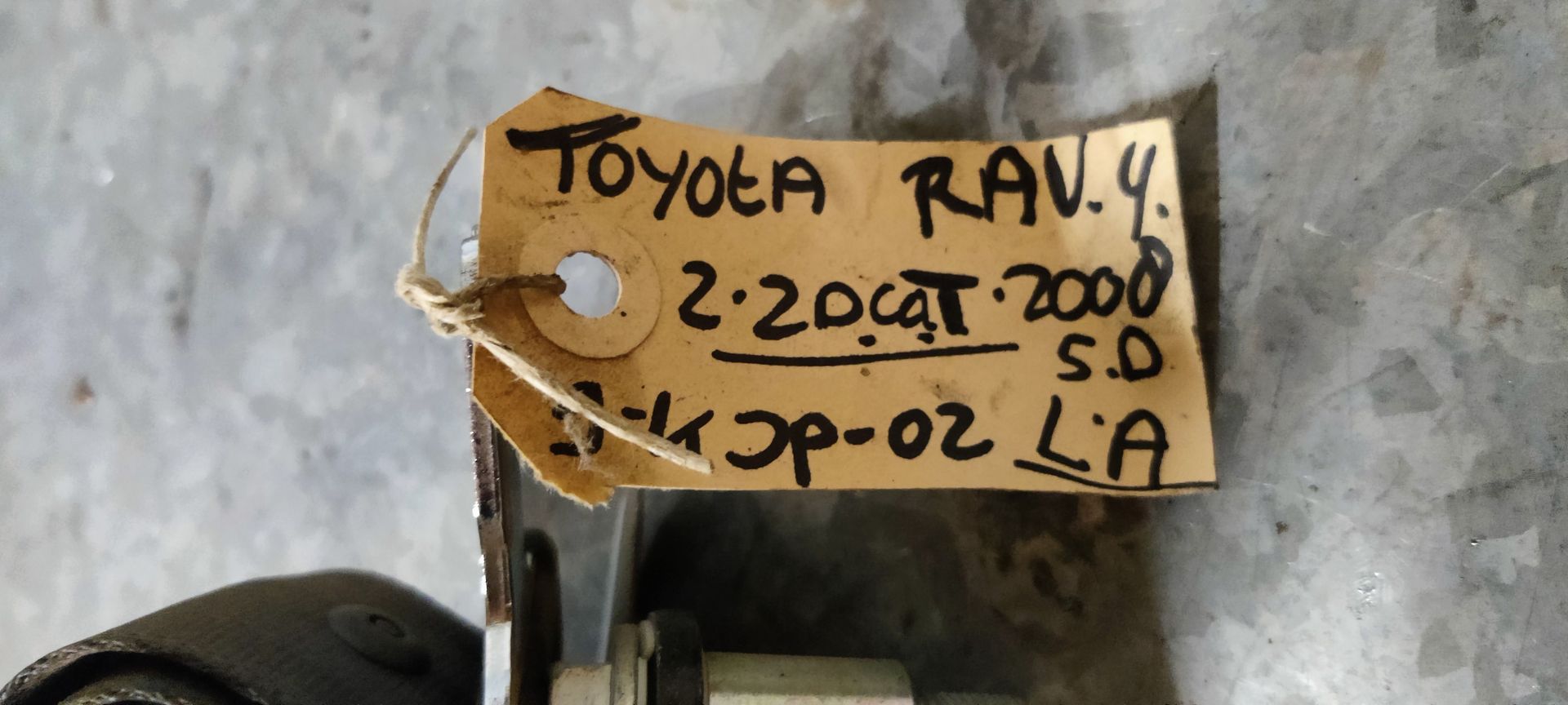 Toyota RAV 4 rolgordel linksachter.