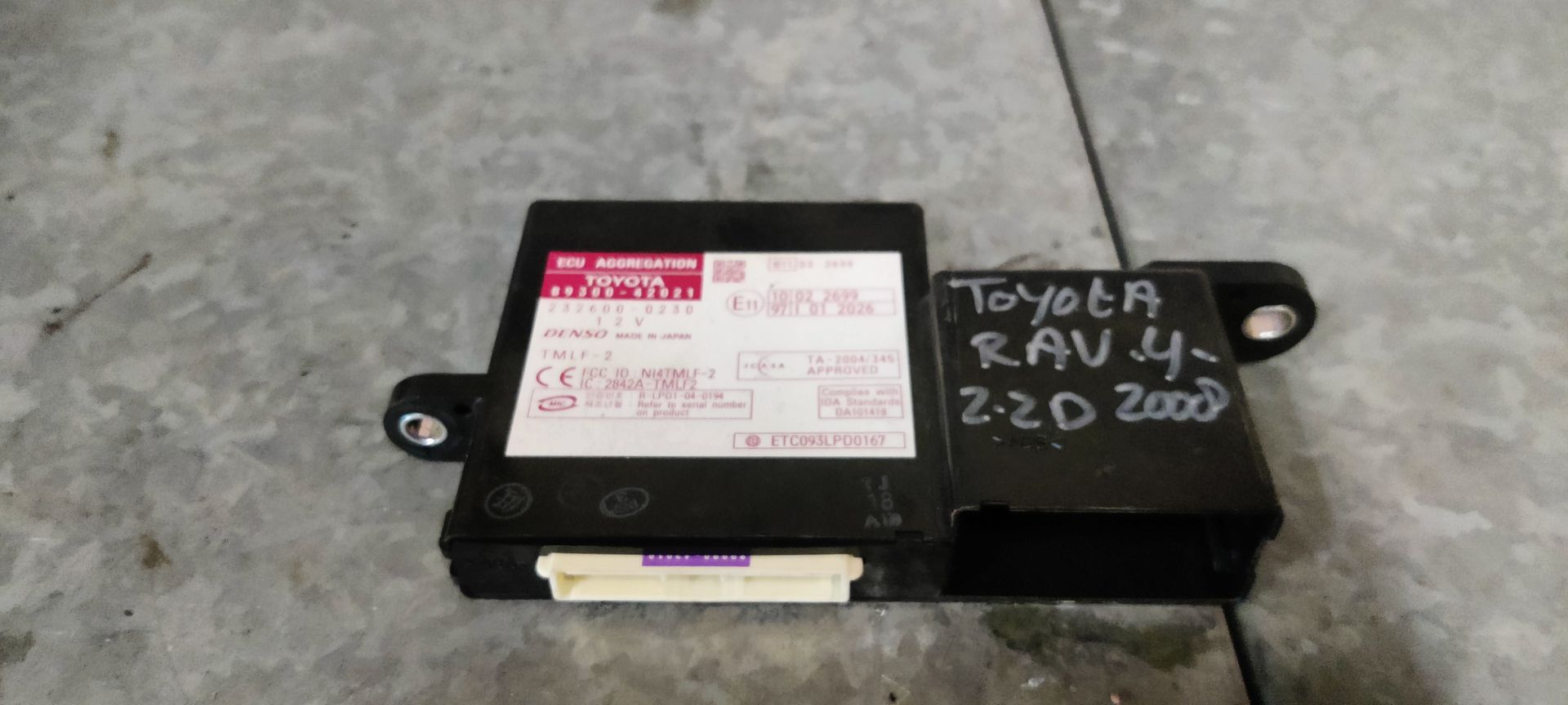Toyota RAV 4 ECU Cruise control.