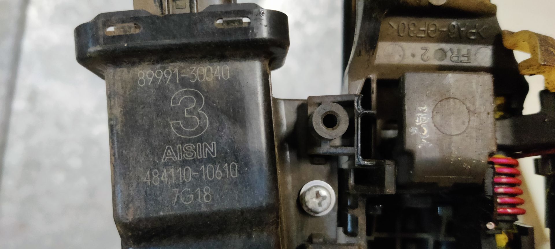 Toyota RAV 4 ECU bandenspanningsmeter.