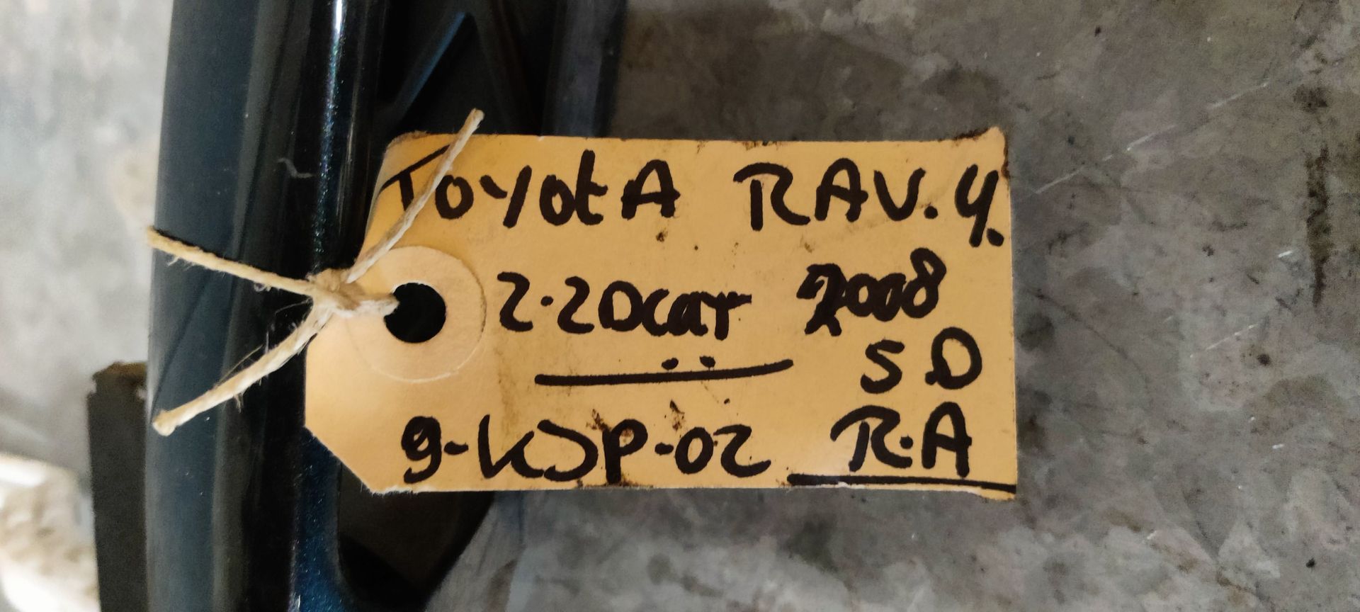 Toyota RAV 4 rechtsachter deurklink.