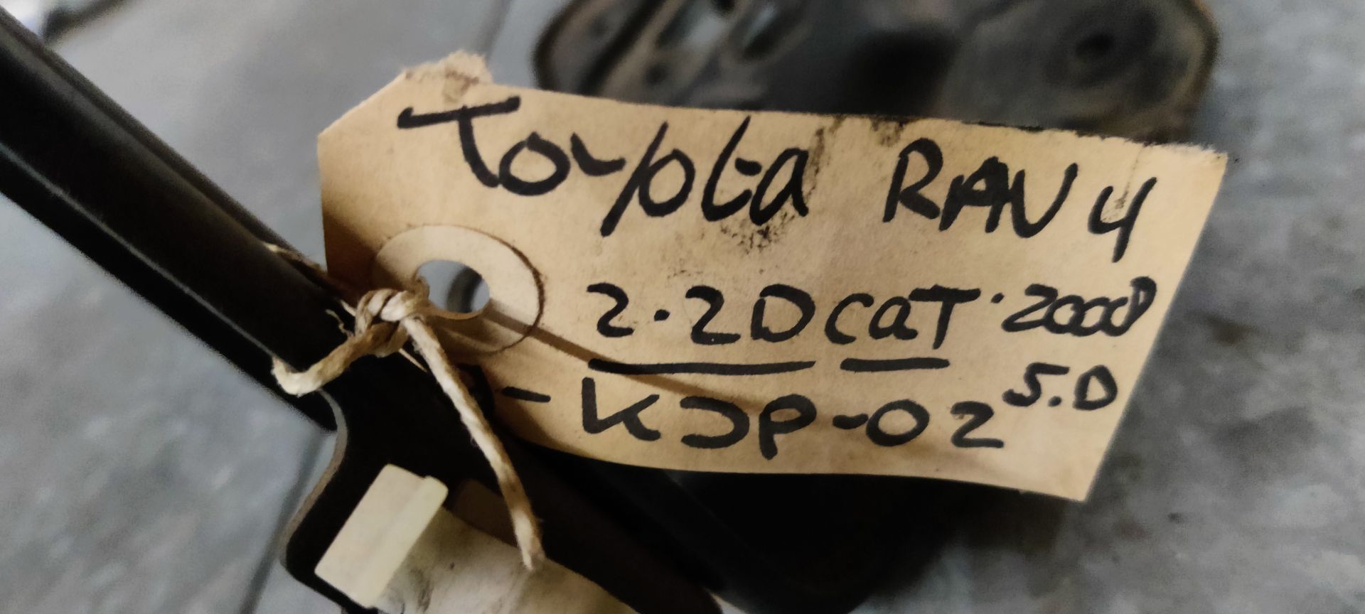 Toyota RAV 4 beugel om pedalen vast te zetten uit 2008.