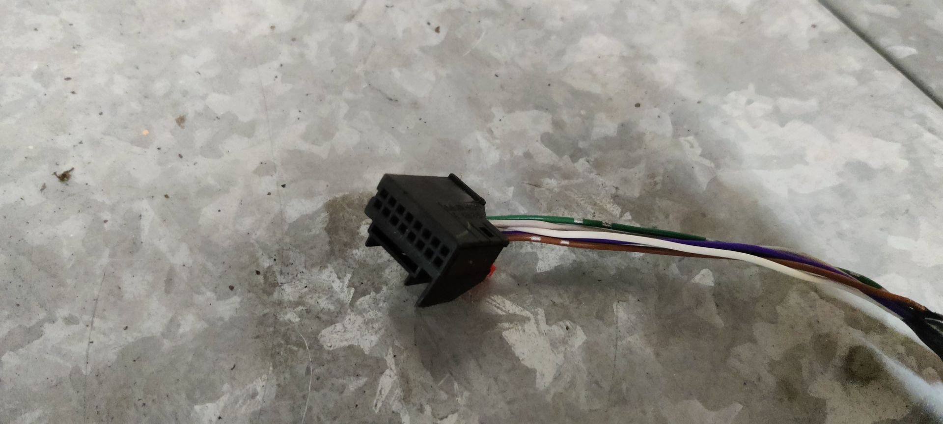 linker spiegel van een VW Caddy