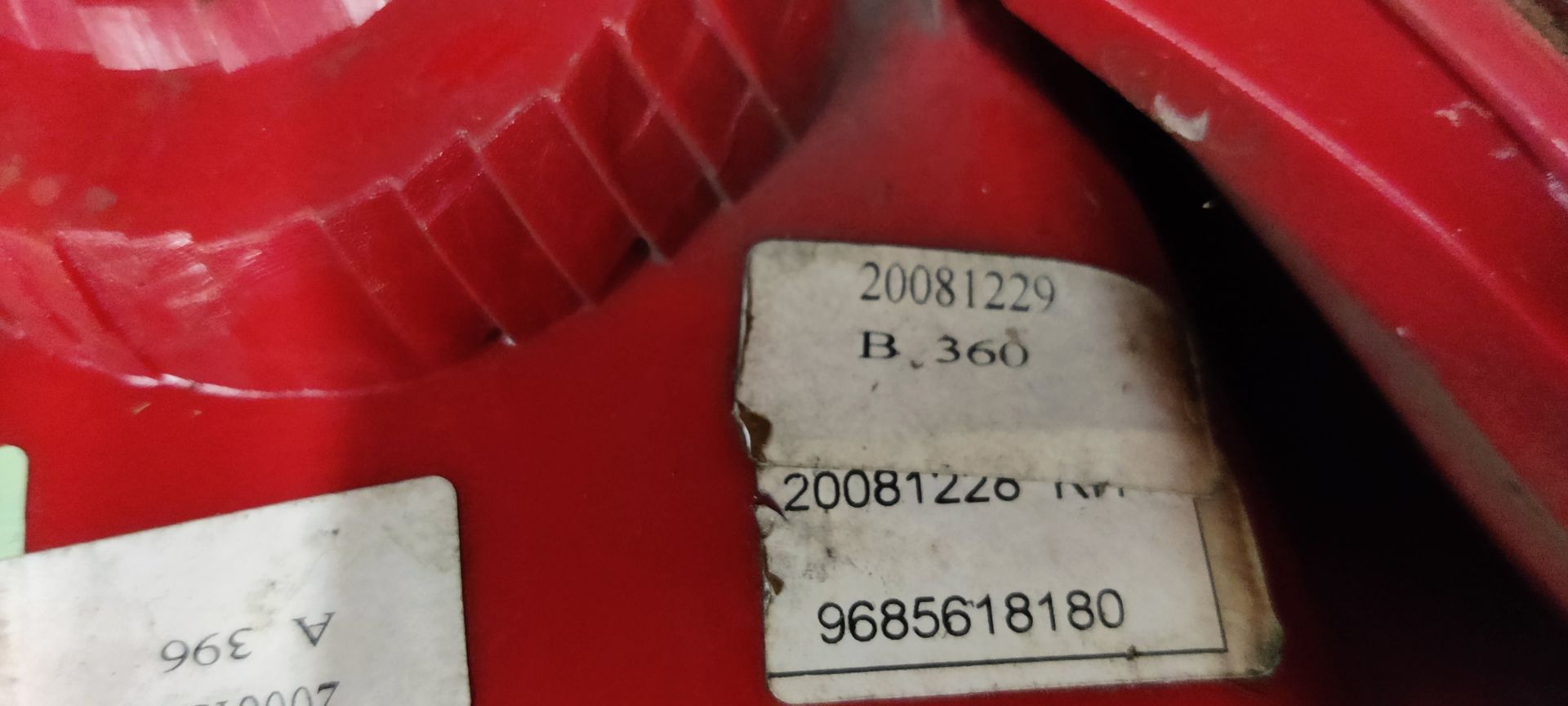 Peugeot 206+ rechterachterlicht