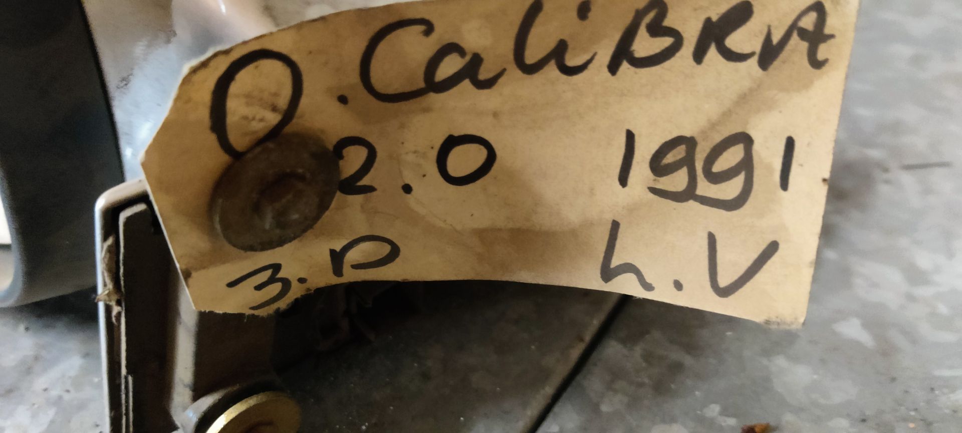 Opel Calibra linker spiegel bij Stegeman Autosloperij.