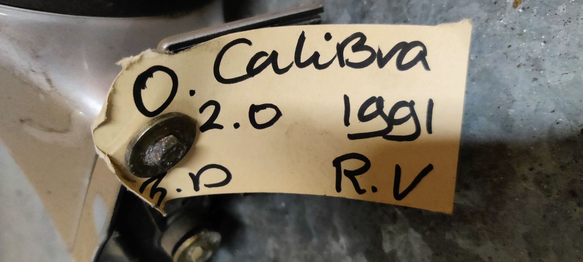 Opel Calibra linker spiegel bij Stegeman Autosloperij.