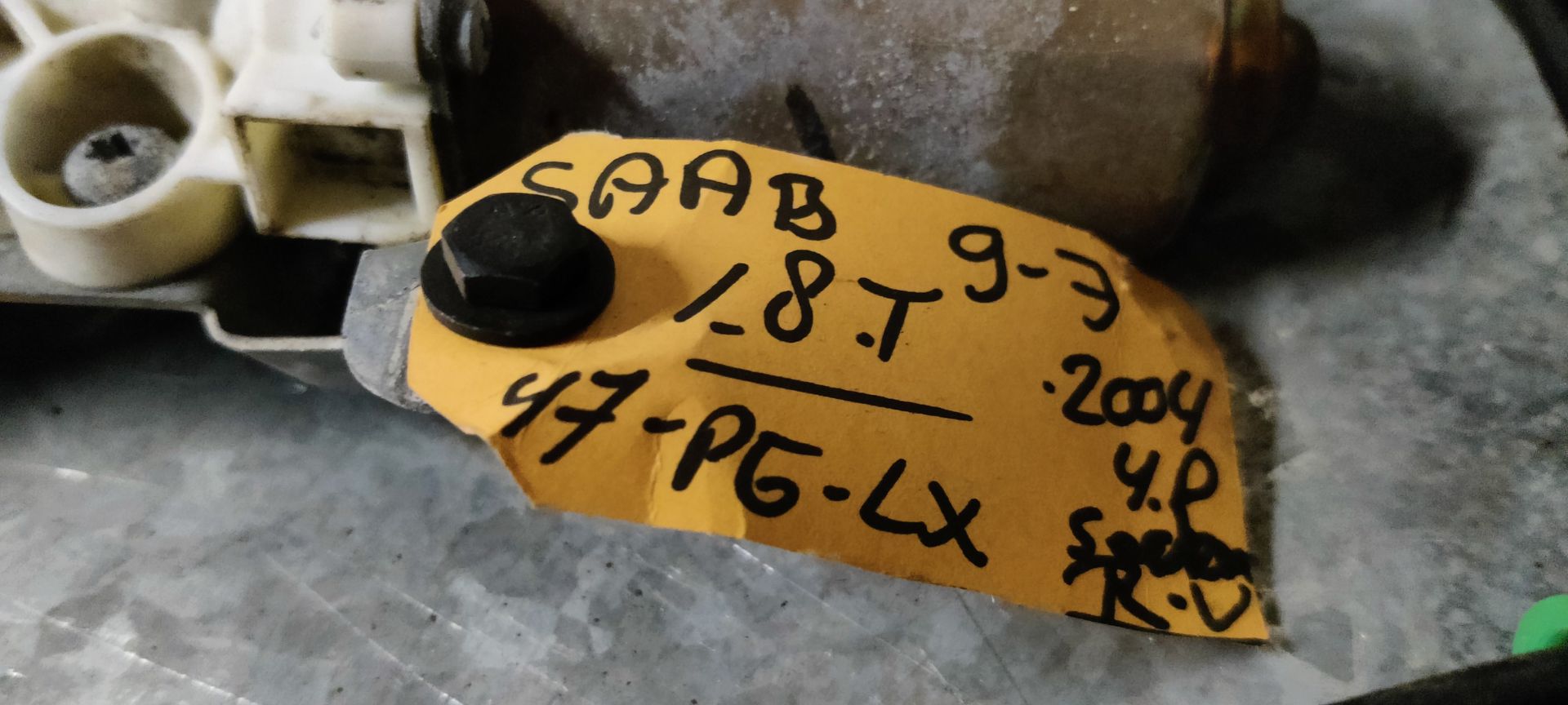 Saab 93 raam onderdelen bij Stegeman