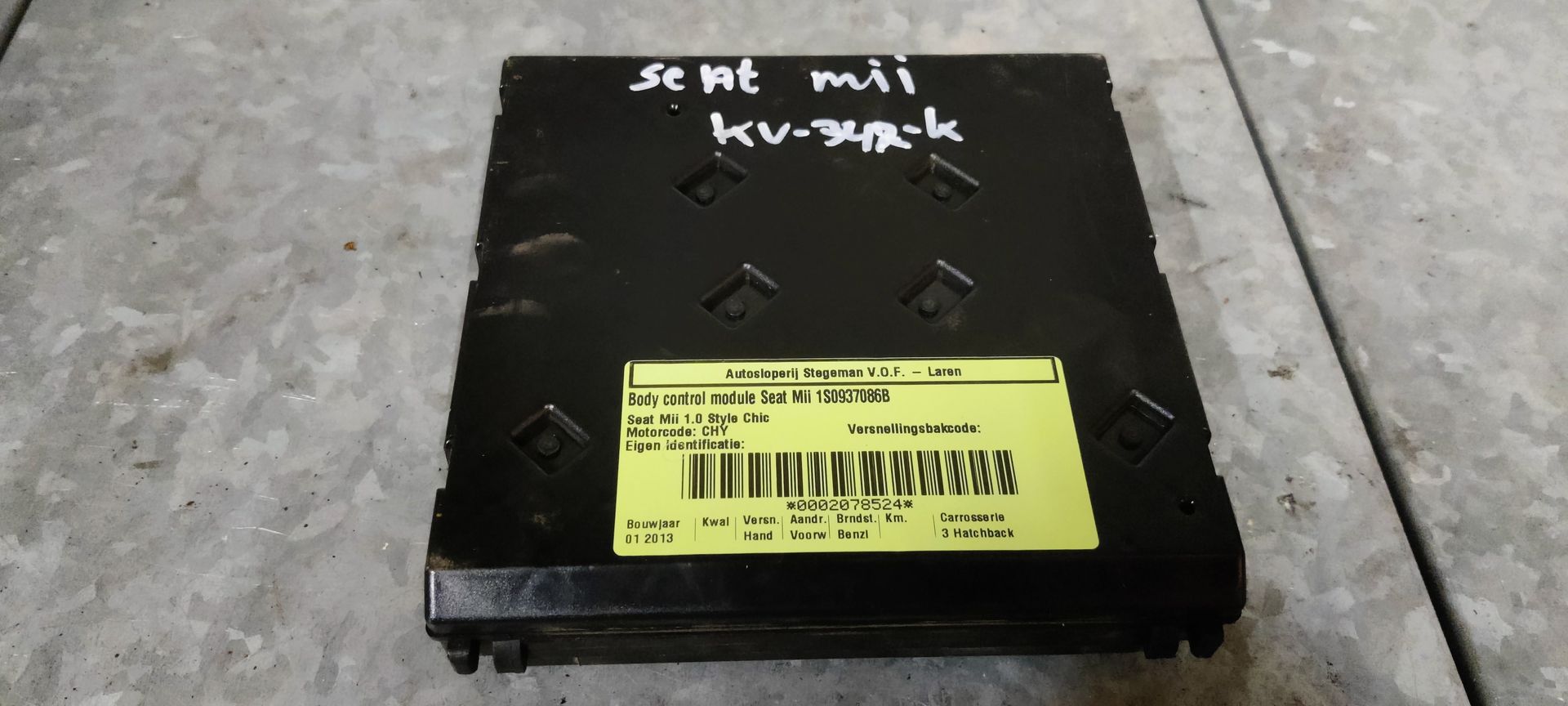 Seat Mii gebruikte onderdelen bij Stegeman Autosloperij in Exel.