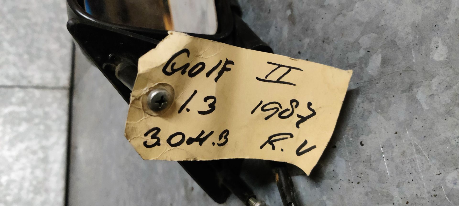 VW Golf 2 rechter spiegel