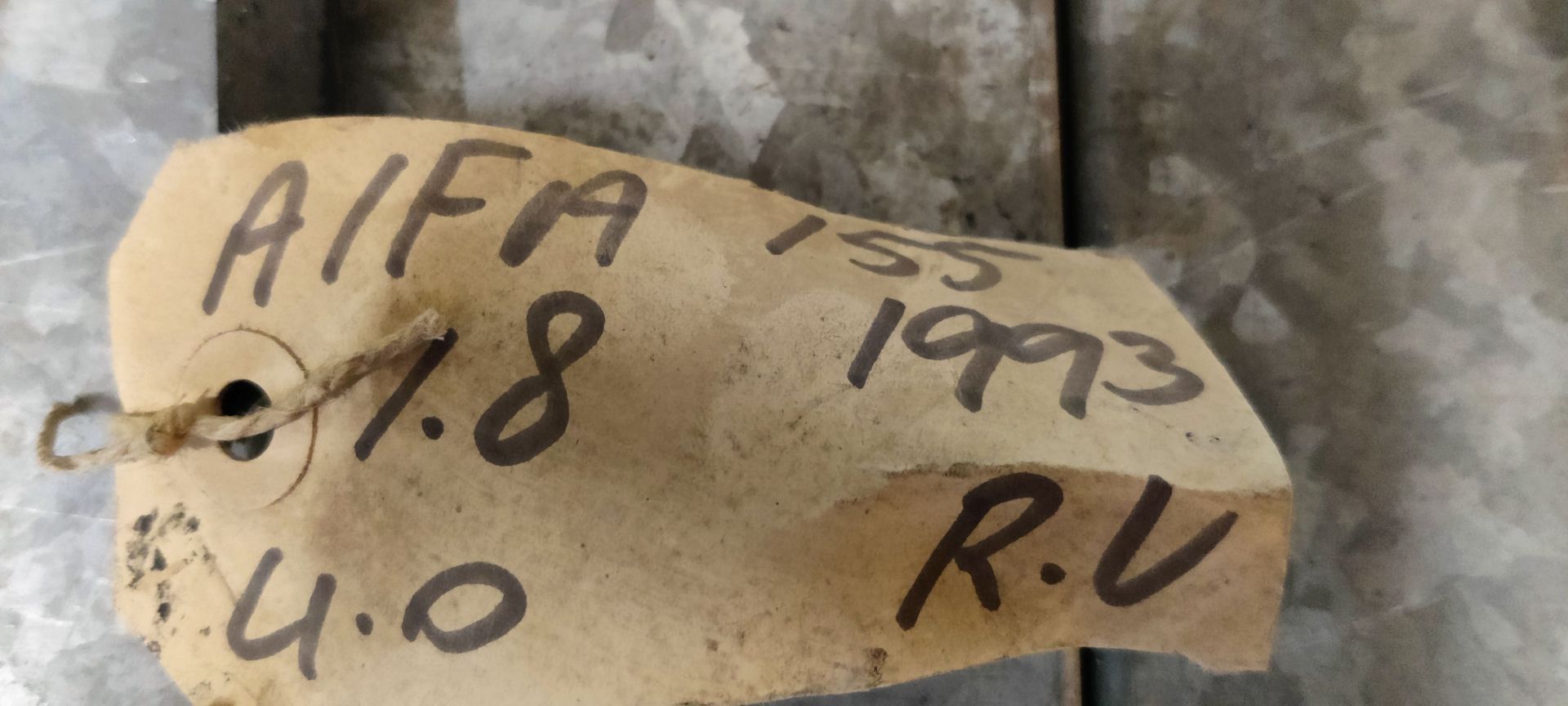 Alfa Romeo 155 onderdelen bij Stegeman Autosloperij in Exel.