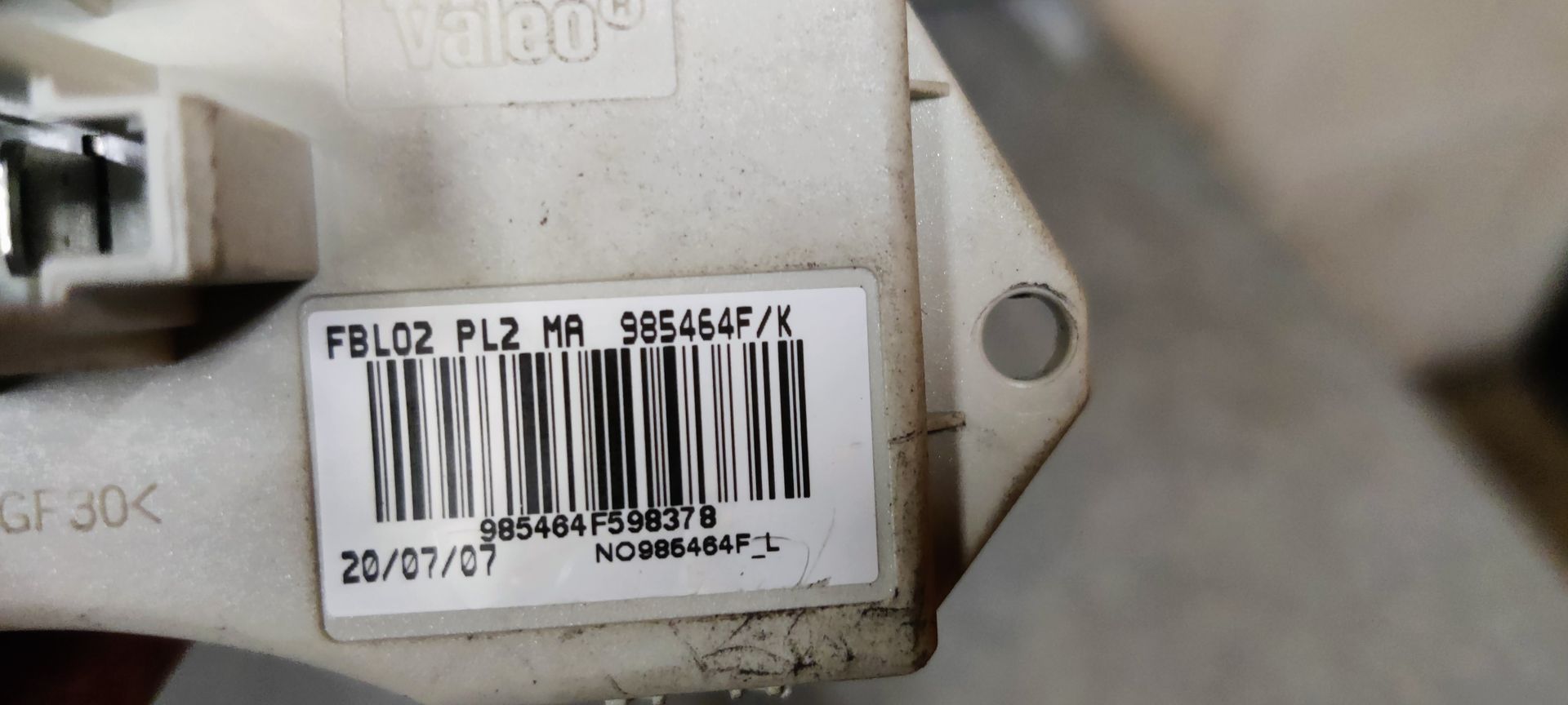 BMW 318i (E91) warmte weerstand uit 2007.