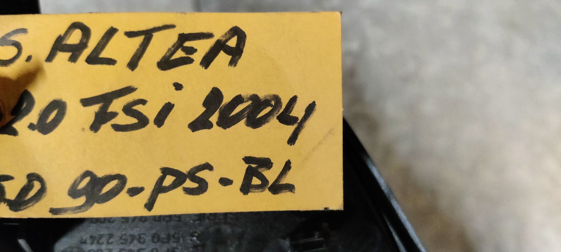 Seat Altea rechtsachter verlichting welke in de bumper zit uit 2004.