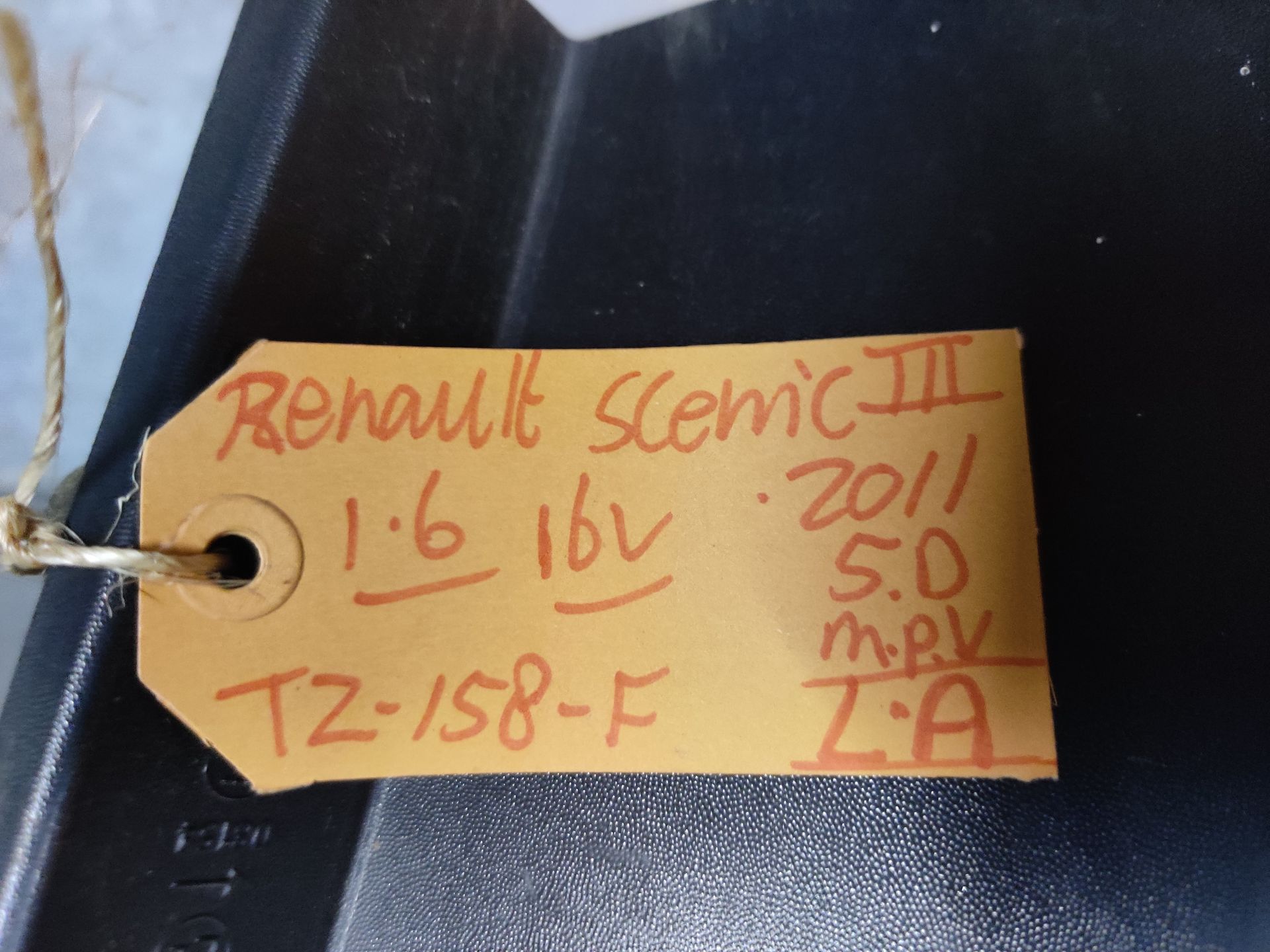 Scenic achterlichten bij Stegeman Autosloperij in Exel,