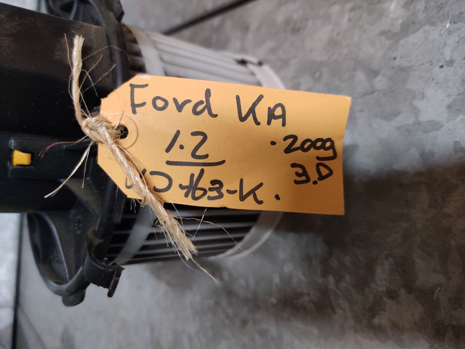 Ford Ka kachelmotor uit 2009.