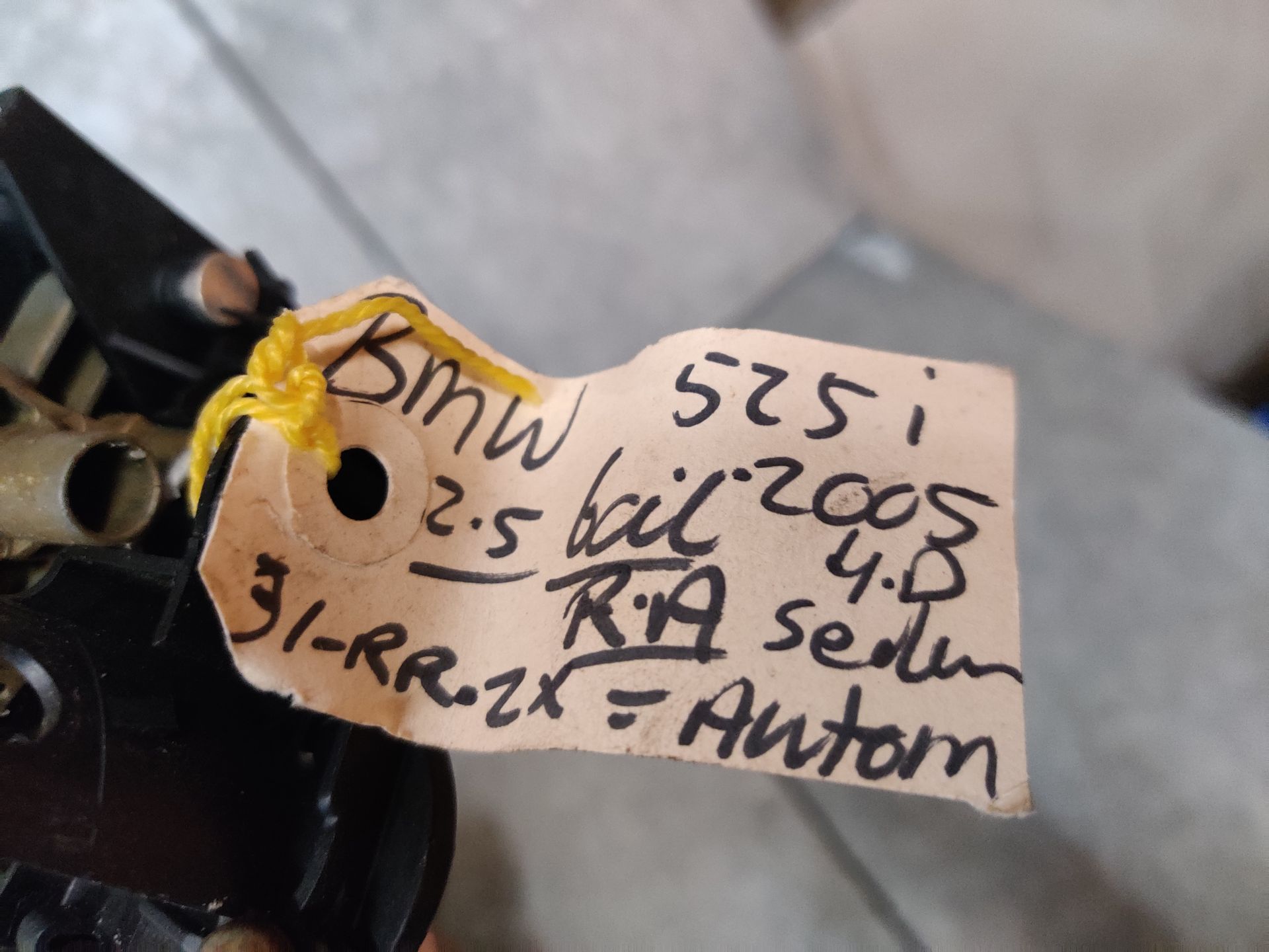 BMW 525i onderdelen bij Stegeman Autosloperij in Exel.