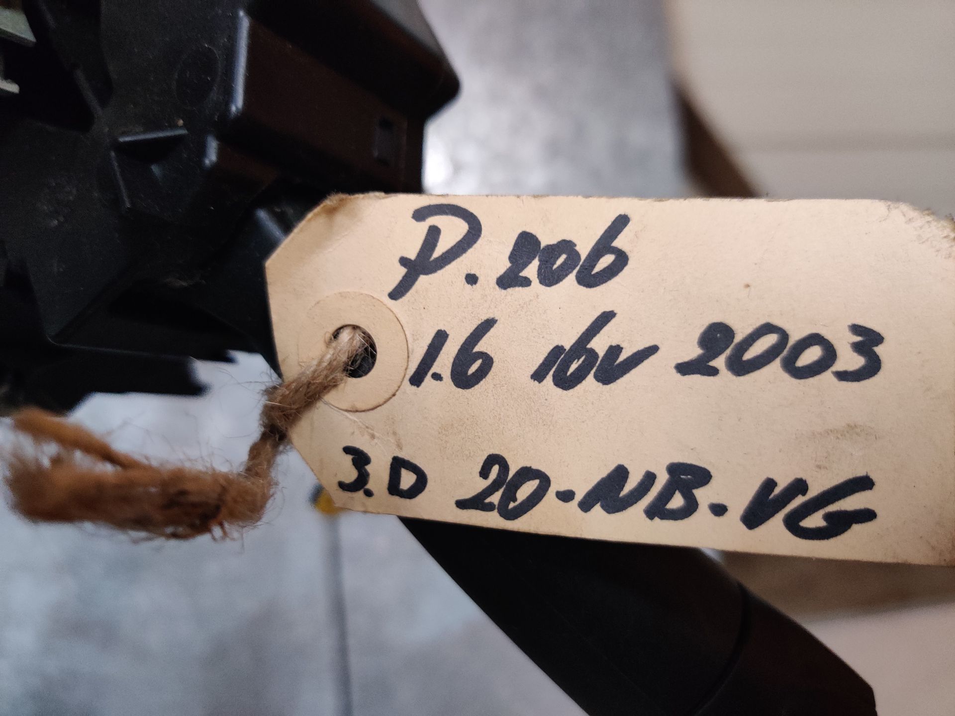 Stuurkolomschakelaar van een Peugeot